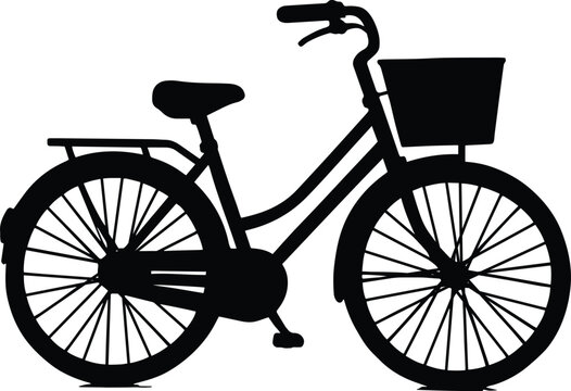 Bicycle Vector EPS File | High Quality Editable Design, Digital Clipart, Scalable Graphic Illustration, Print Ready Artwork, Creative Template Download