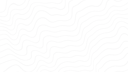 Abstract background with dynamic white wavy lines. A minimalist monochrome organic fluid pattern design element for modern graphic projects. Isolated illustration on a transparent background.