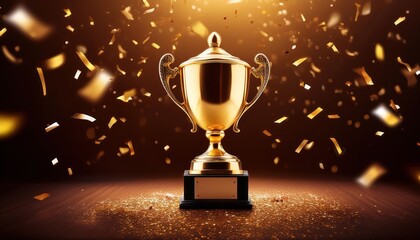 Champion Winner Cup &ndash; 3D Gold Soccer Trophy for Tournament Victory