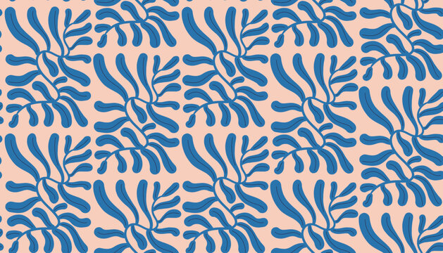 Colorful groovy seamless pattern in retro hippie style with floral motifs.