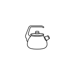 Teapot icon flat vector design.