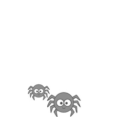 Spider vector illustration of a cartoon 