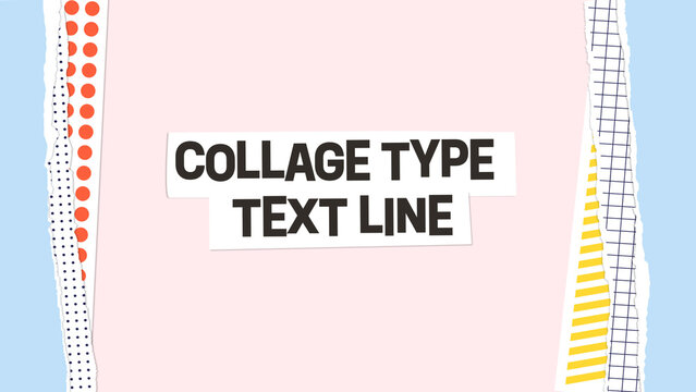 Collage Paper Opener Title