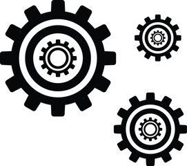 WebInterlocking gears symbolizing mechanical systems and industrial processes with a focus on precision and connectivity