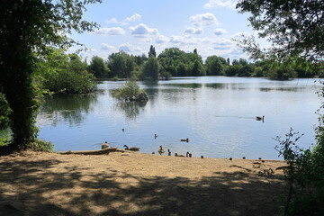 Leybourne Lake in the Mid Kent countryside