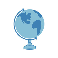 Globe Vector, Earth Vector, Map Vector, Globe Illustration, Glove Outline, Vector Illustration