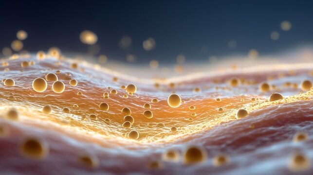 Pemphigus autoimmune skin disorder visualization blistering skin disease clean medical illustration