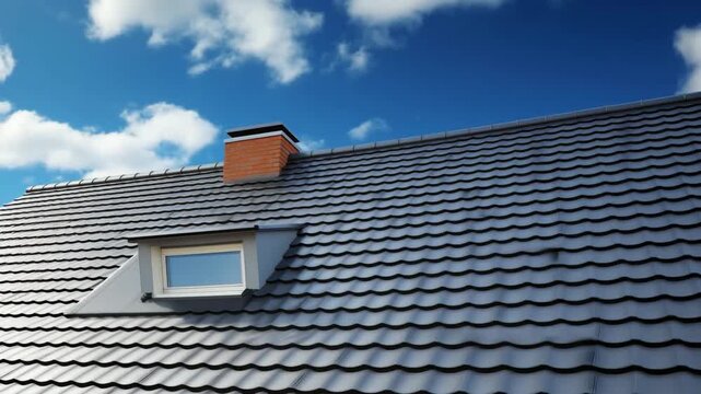 Elegant Residential House with Roof Tiles