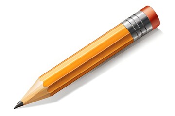 Pencil Vector Illustration on White Background
