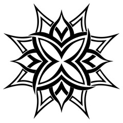 Simple Ethnic Weave Illustration