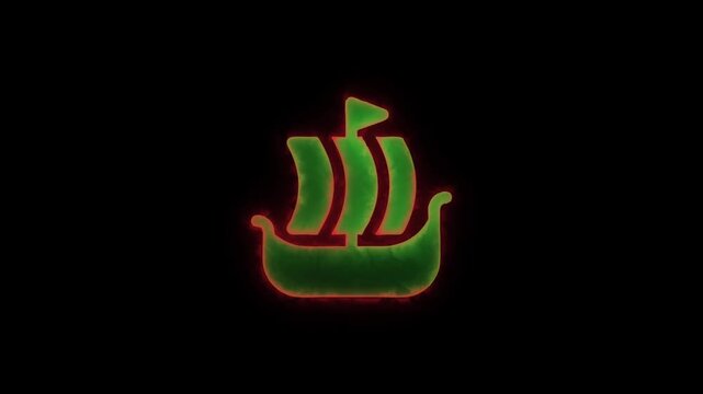 Animation of neon glowing team Tournament bracket templates isolated on black background. Championship bracket schedule for soccer, football, basketball, baseball or tennis