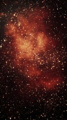 Fototapeta premium Dark red background with sparkling stars creating a celestial and enchanting atmosphere