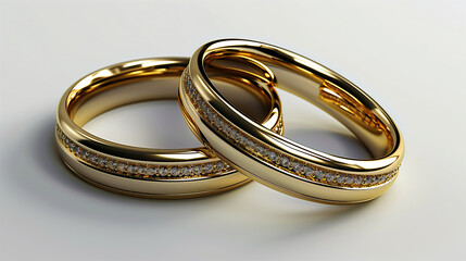 Close Up of Wearing Wedding Rings