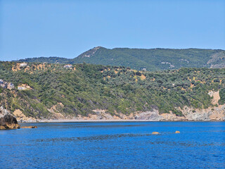 Fototapeta premium Skiathos Iskand near Lalaria beach, Sporades, Thessaly, Greece