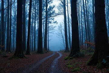 Fototapeta premium Whispering Fog Vale 