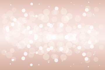 Light pastel bg with pink and beige gradient, ivory sparkle, and glow. Neutral warm nude wallpaper, Light golden vector background with bokeh. © Екатерина Тарасова