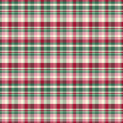 Christmas Vintage Plaid 3 Seamless Repeat