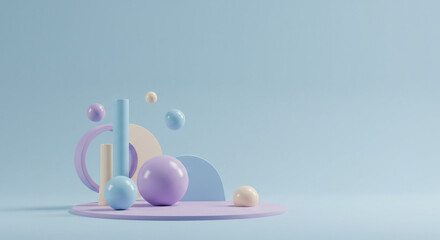 minimalist figures and light-toned colors