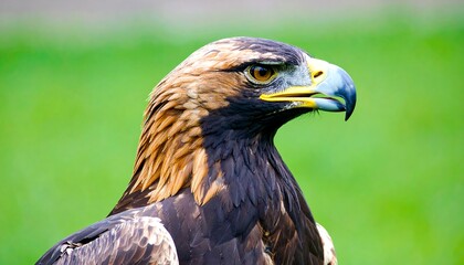 Obraz premium Close-up of golden eagle's head