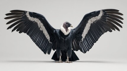 Naklejka premium Andean Condor Spread Wings