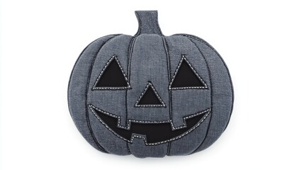 Denim Jack-o'-Lantern, Halloween Decoration, Holiday Decor