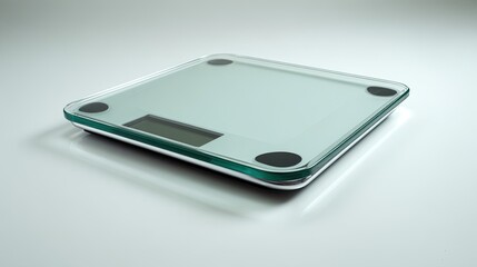 Sleek Digital Bathroom Scale Modern Weight Measurement Tool For Health And Wellness, Featuring A Clear Display And Minimalist Design For Contemporary