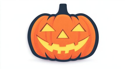 Halloween Pumpkin Vector - Jack O' Lantern Clip Art