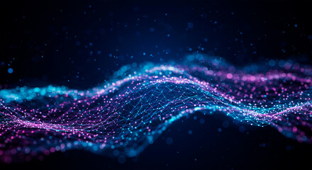 digital and abstract dot grid background