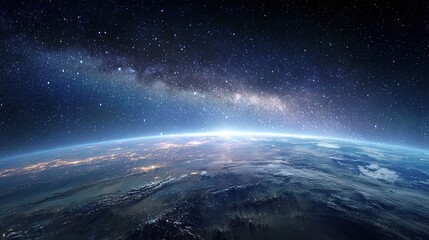 Fototapeta premium planet earth in space