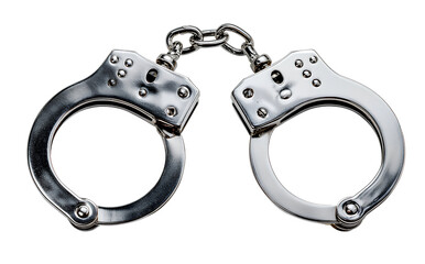 Handcuffs, transparent background PNG ultra realistic high resolution 