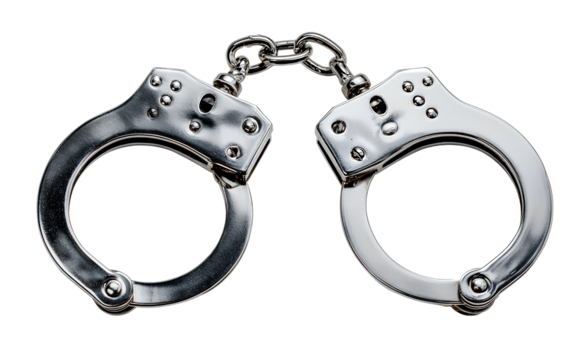 Handcuffs, transparent background PNG ultra realistic high resolution 