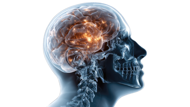 Brain anatomy graphic