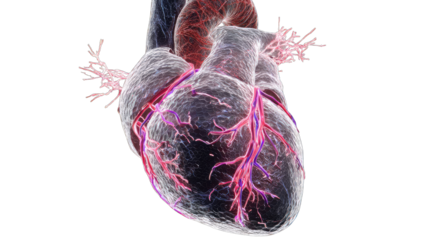 3D anatomical model of a human heart (1)