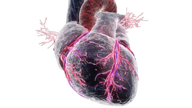3D anatomical model of a human heart (1)