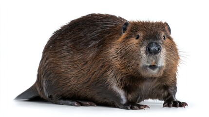 Fototapeta premium Close-up of a beaver