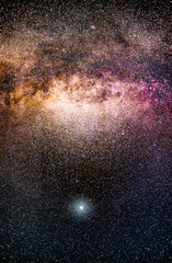Lone Star under the Milky Way