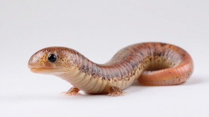 Fototapeta premium Close-up of a slender reptile