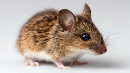Close-up of a small brown mouse