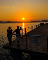 Fototapeta premium SUNSET OF WINTER