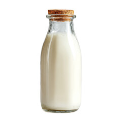 Bottle of milk isolated on transparent background 