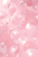 Pastel Pink Bubble Background