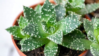 Close-up of a succulent plant in a pot