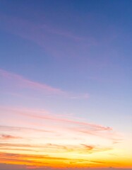 Obraz premium Colorful sunset sky