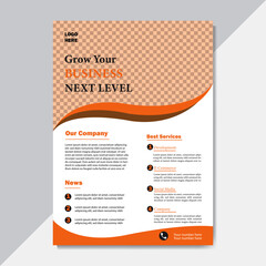 Modern Simple and Clean Flyer Design.