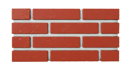 Obraz premium Red Brick Wall Texture - Realistic and Durable Construction Material Background