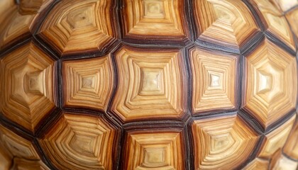 Fototapeta premium Close-up of a tortoise shell
