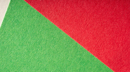 Fototapeta premium green red paper with texture and lines