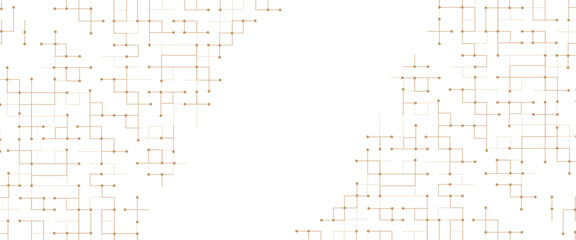 Vector geometric squares technology pattern design