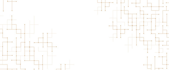 Vector geometric squares technology pattern design