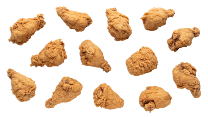 Crispy fried chicken drumsticks tempting comfort food delight